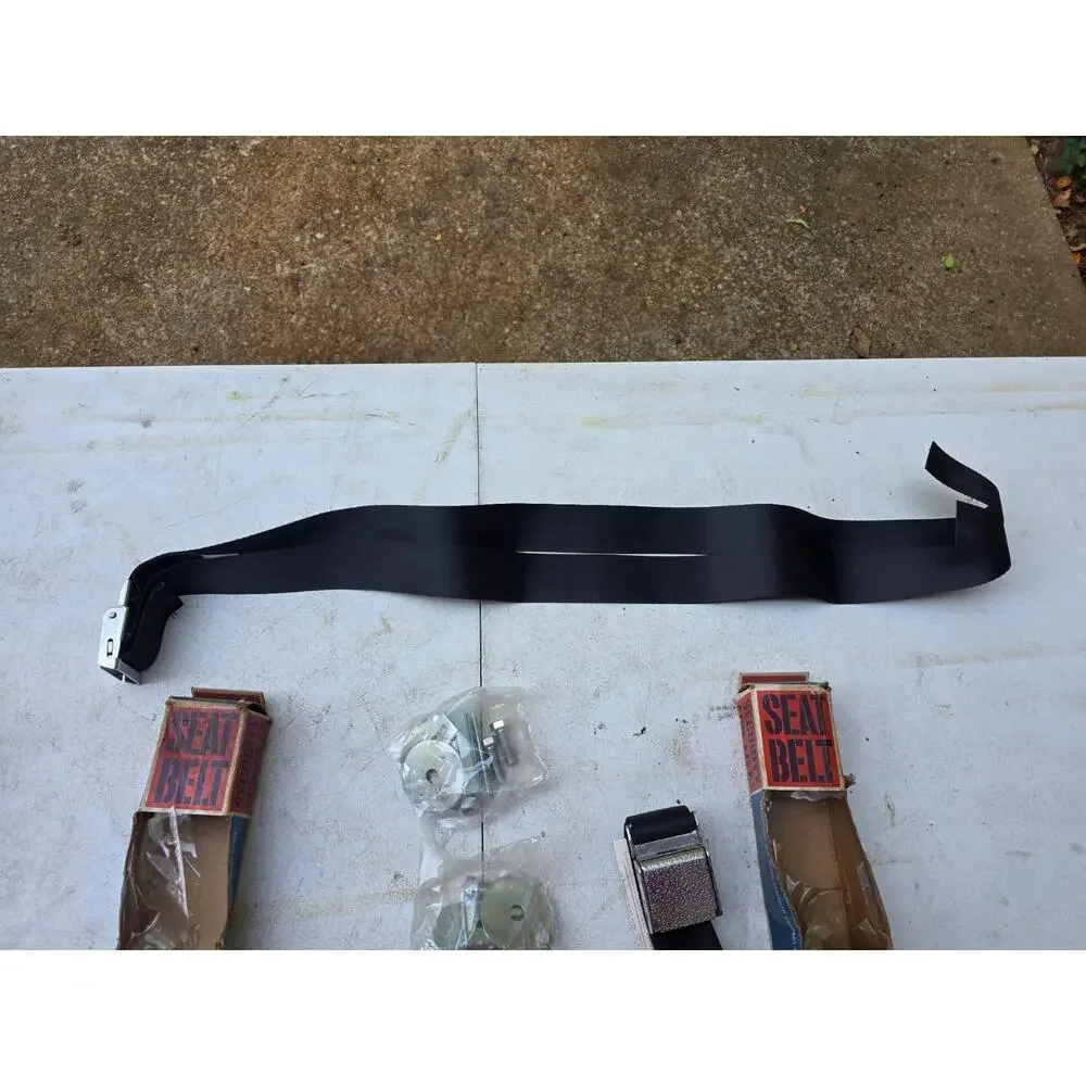 1971 2 Count vintage car/truck safety seat belt Superior Industries New